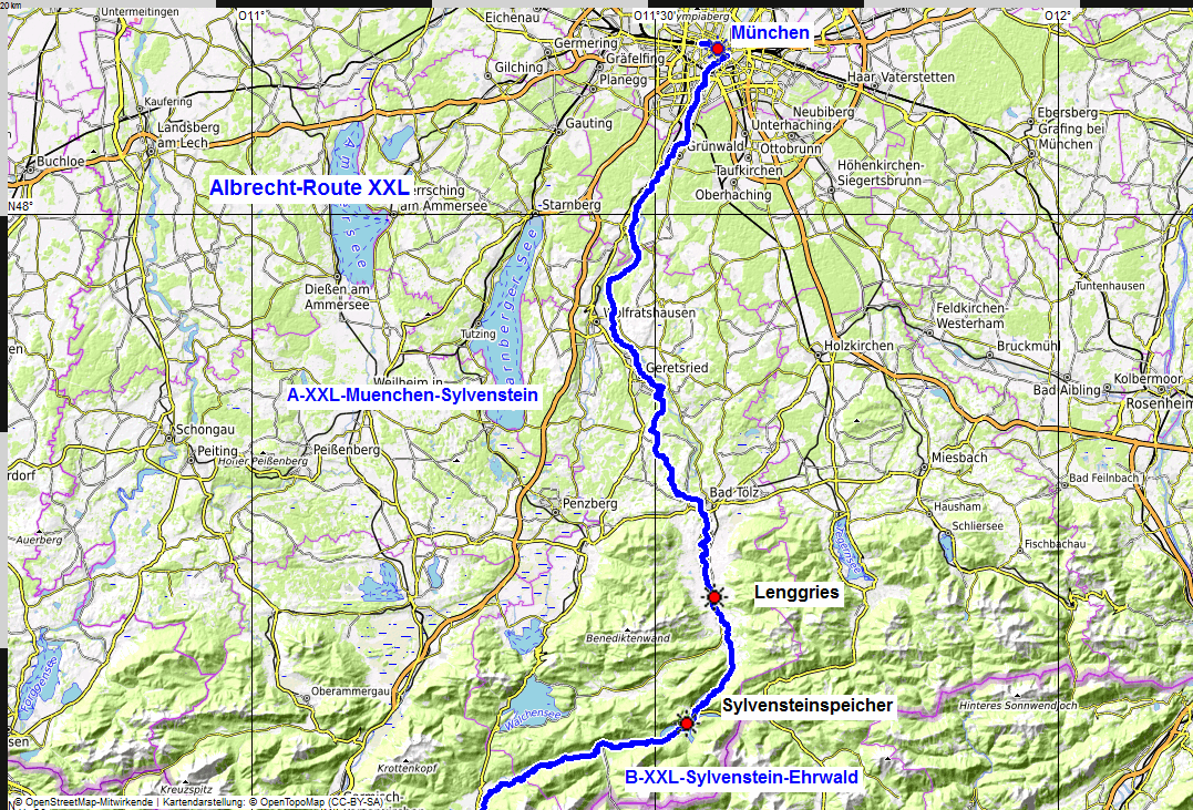 map Albrecht Route A XXL