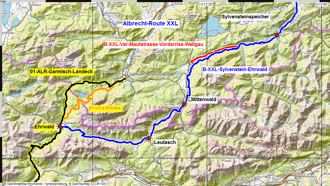 map Albrecht Route B XXL MTB und v2