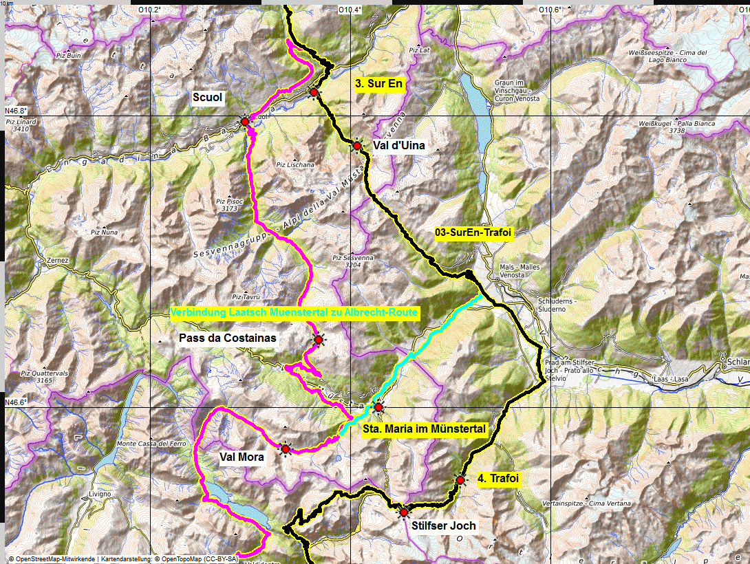 03 map albrecht route uina