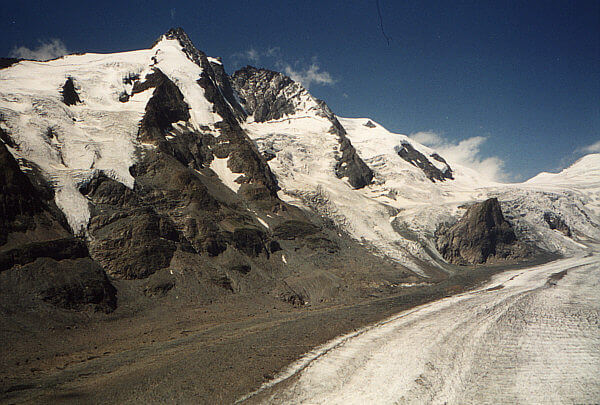 Gletscher am Großglockner: Pasterze im August 1994