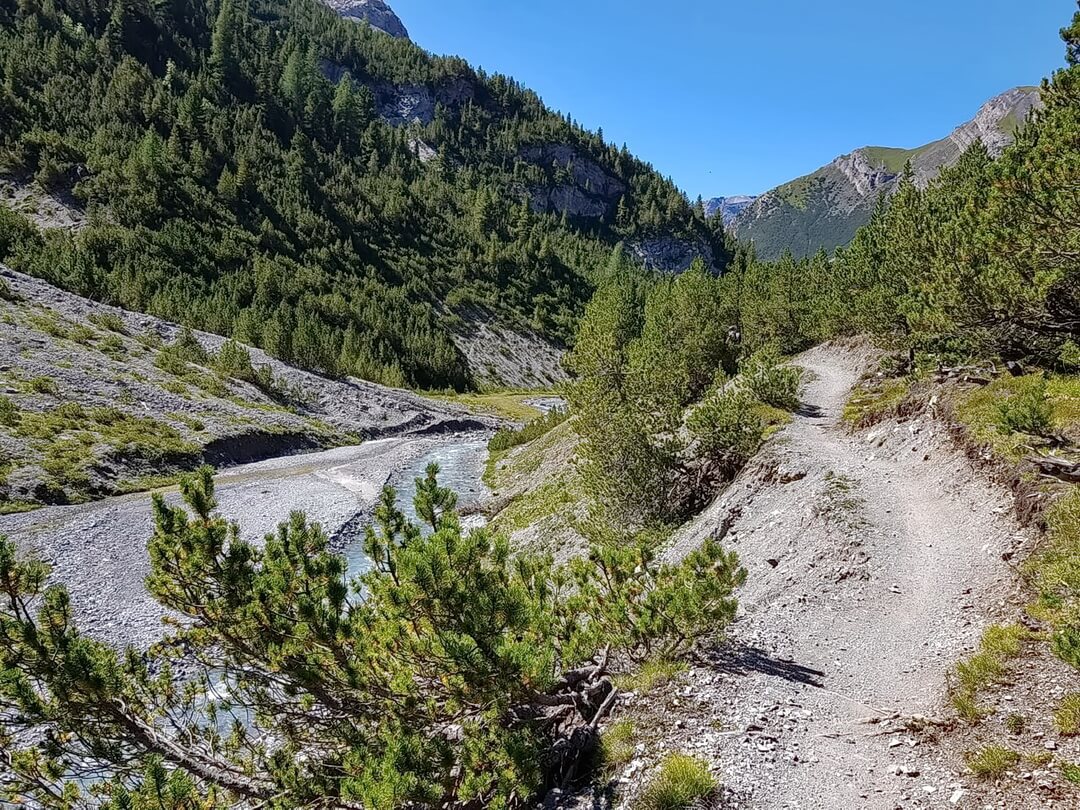 Trail im Val Mora